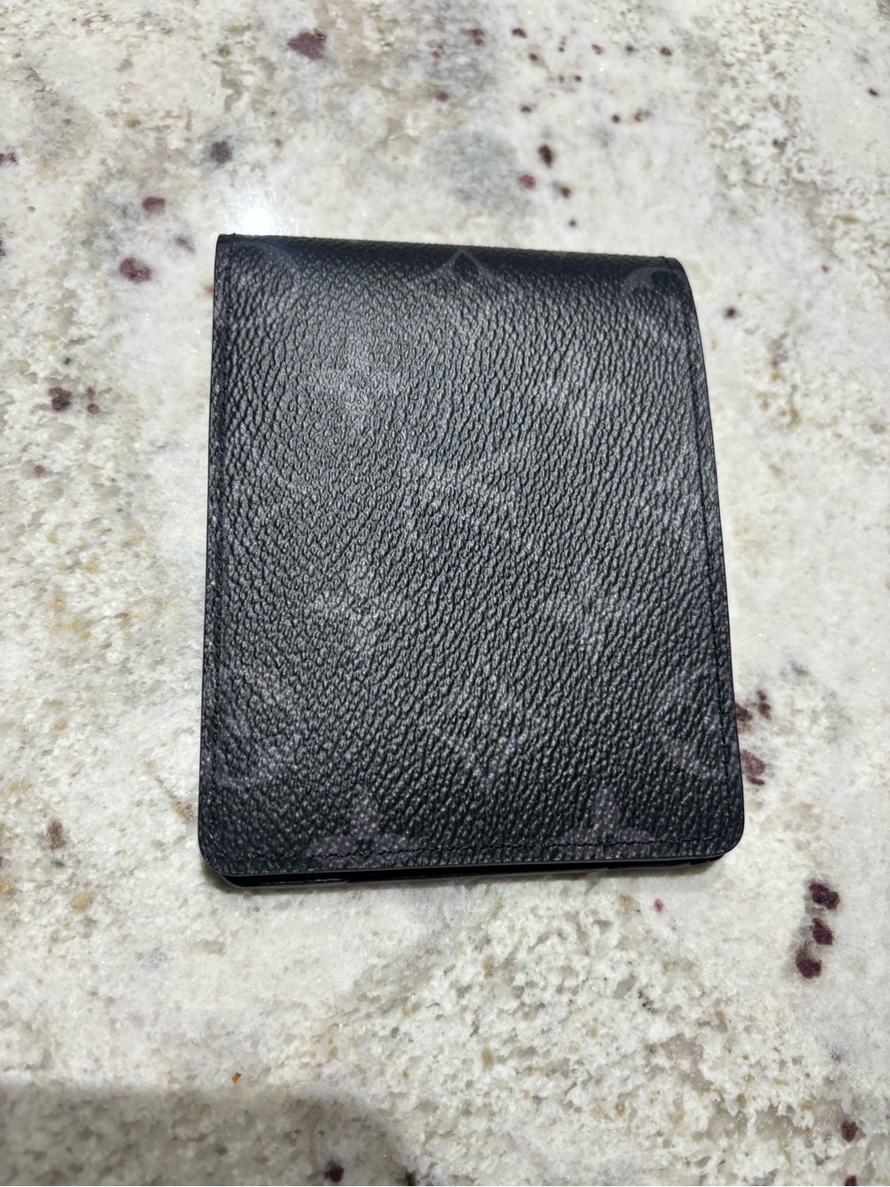 Louis Vuitton Black Monogram Canvas Bifold Wallet